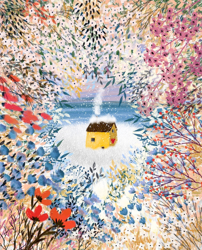 Giclee Fine Art Print "Winter in my Garden"