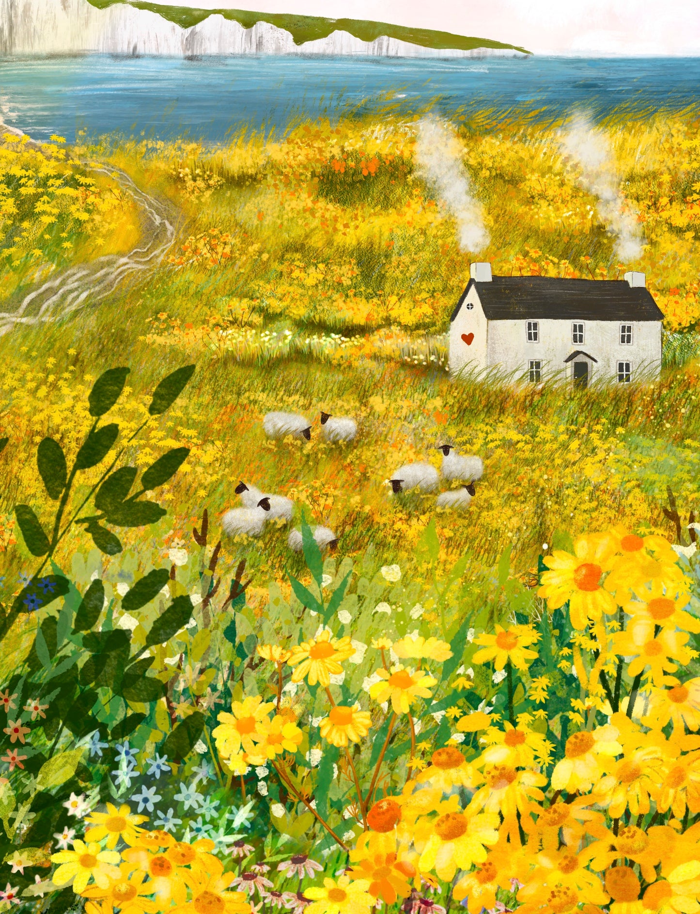Giclee Fine Art Print "View of the Seven Sisters"