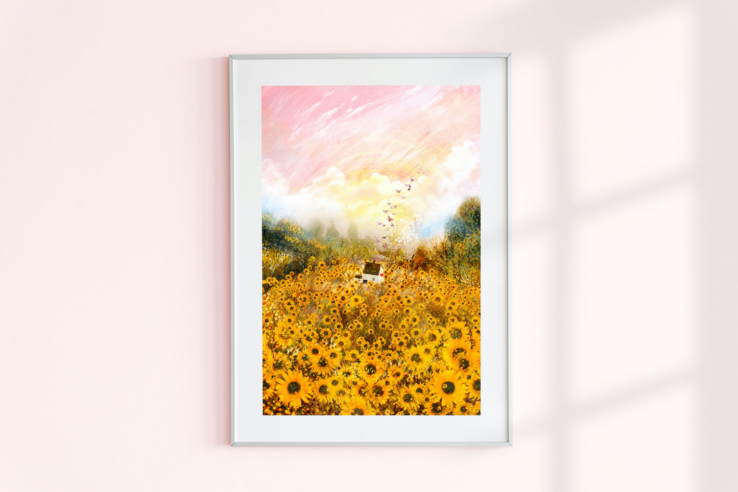 Giclee Fine Art Print "Sunflower Field"