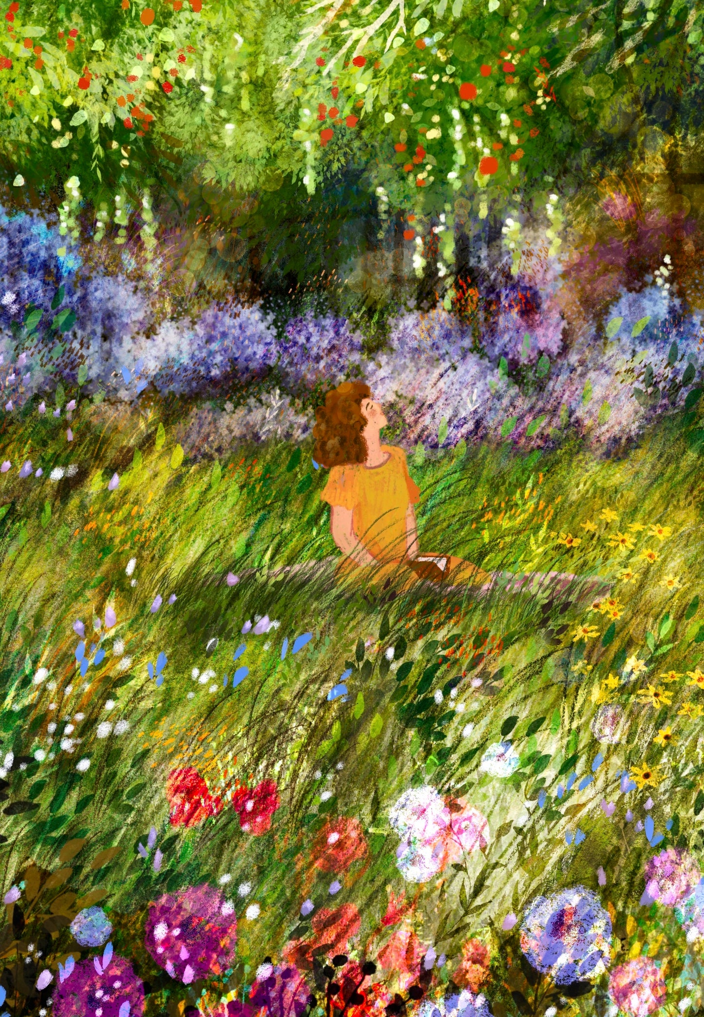 Giclee Fine Art Print "My Magical Garden"