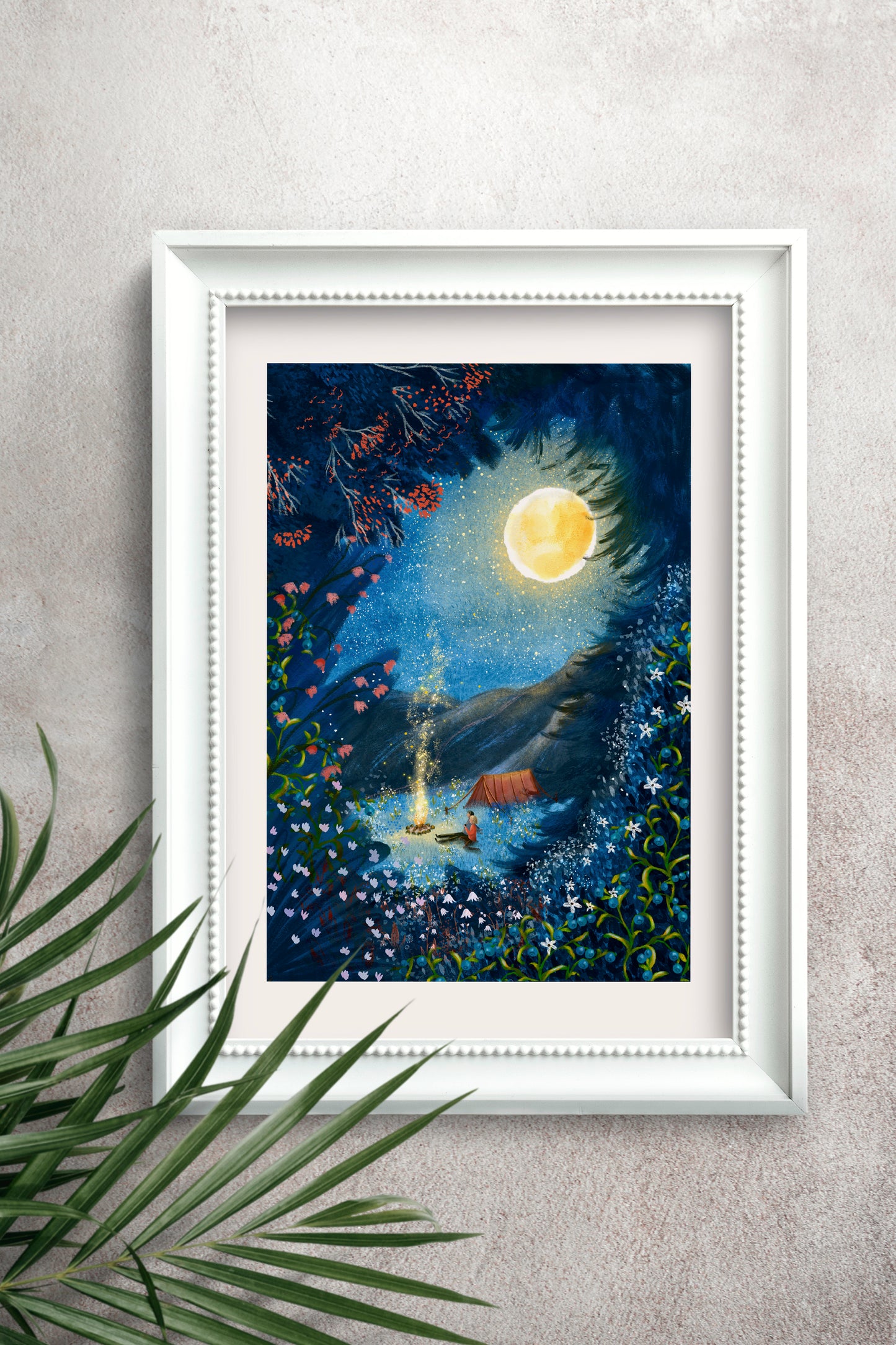 Giclee Fine Art Print "Camping"