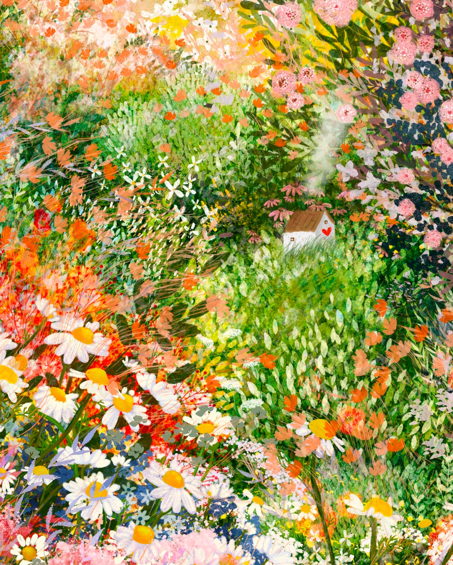 Giclee Fine Art Print "Floral Wilderness"