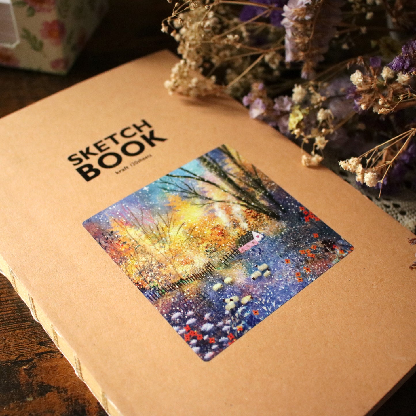 Metallic Sticker "Glowing Winter"