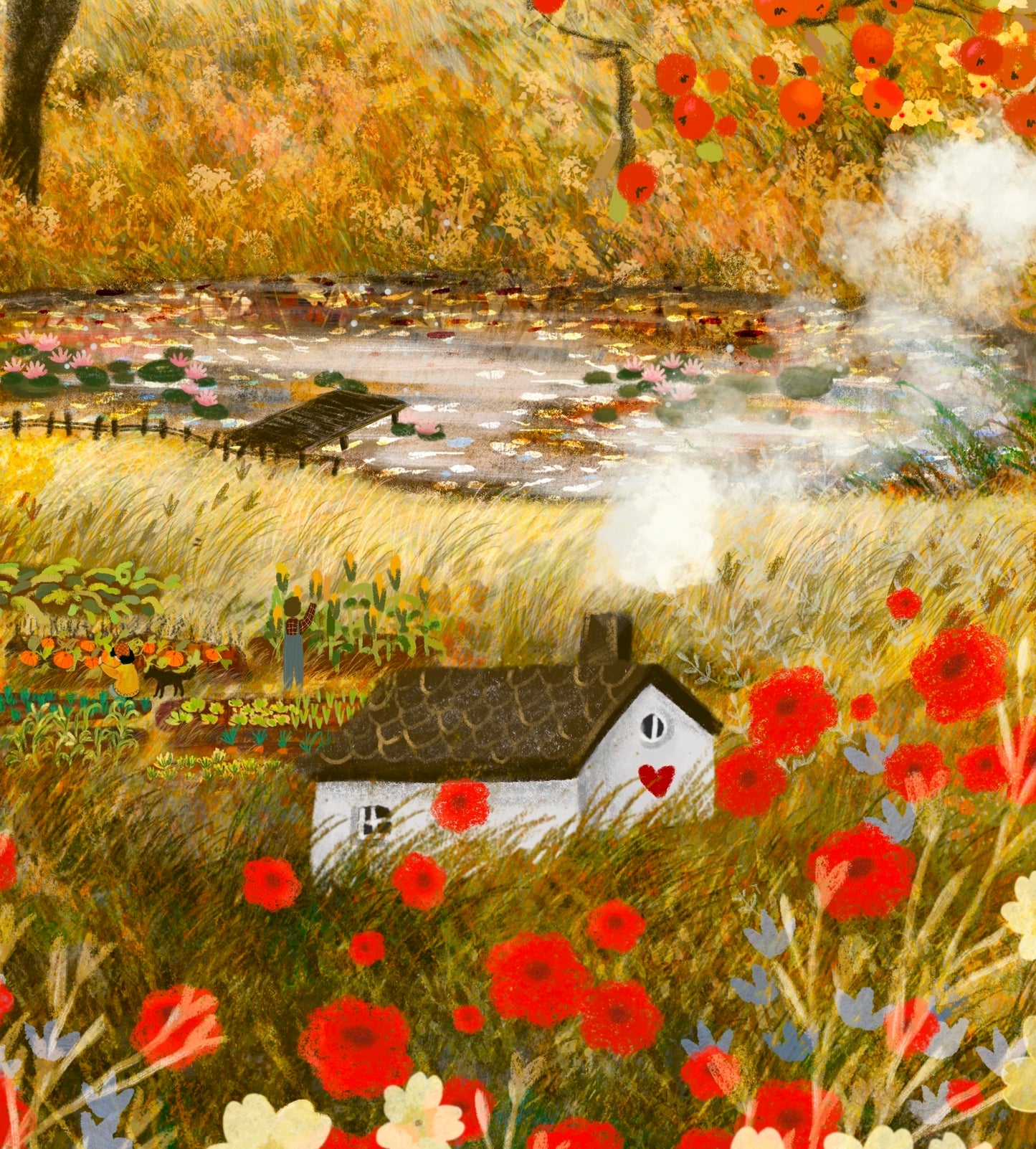 Giclee Fine Art Print "Heavy Apple Tree"
