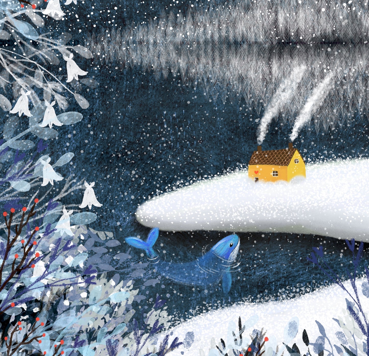 Giclee Fine Art Print "Winter Visitor"