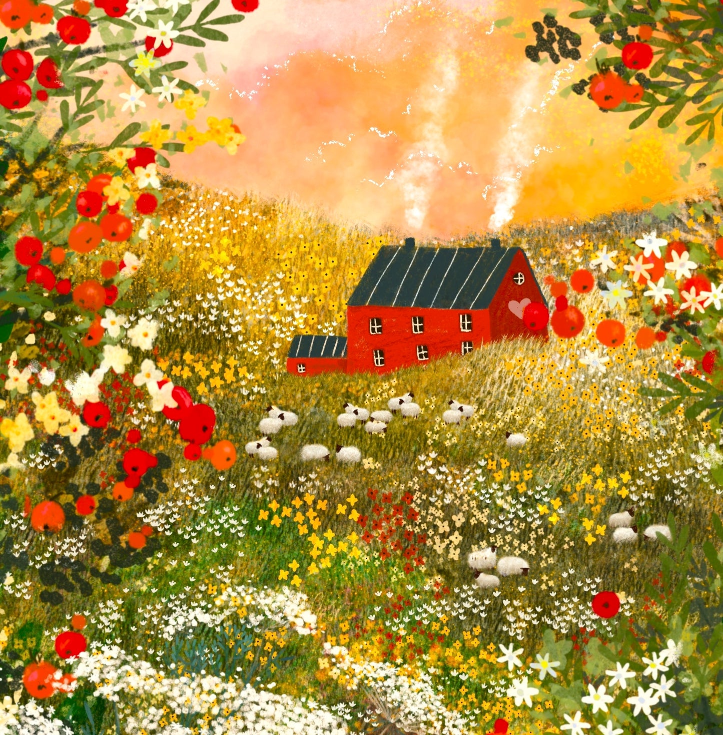 Giclee Fine Art Print "Apple Trees"
