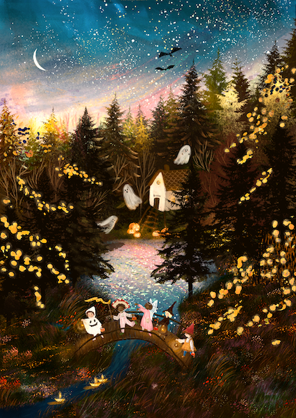 Giclee Fine Art Print "Mystic Magic Night"