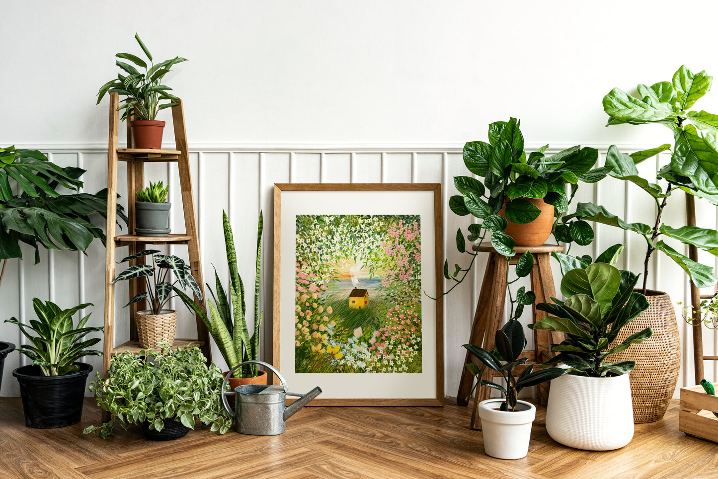 Giclee Fine Art Print "Summer in my Garden"