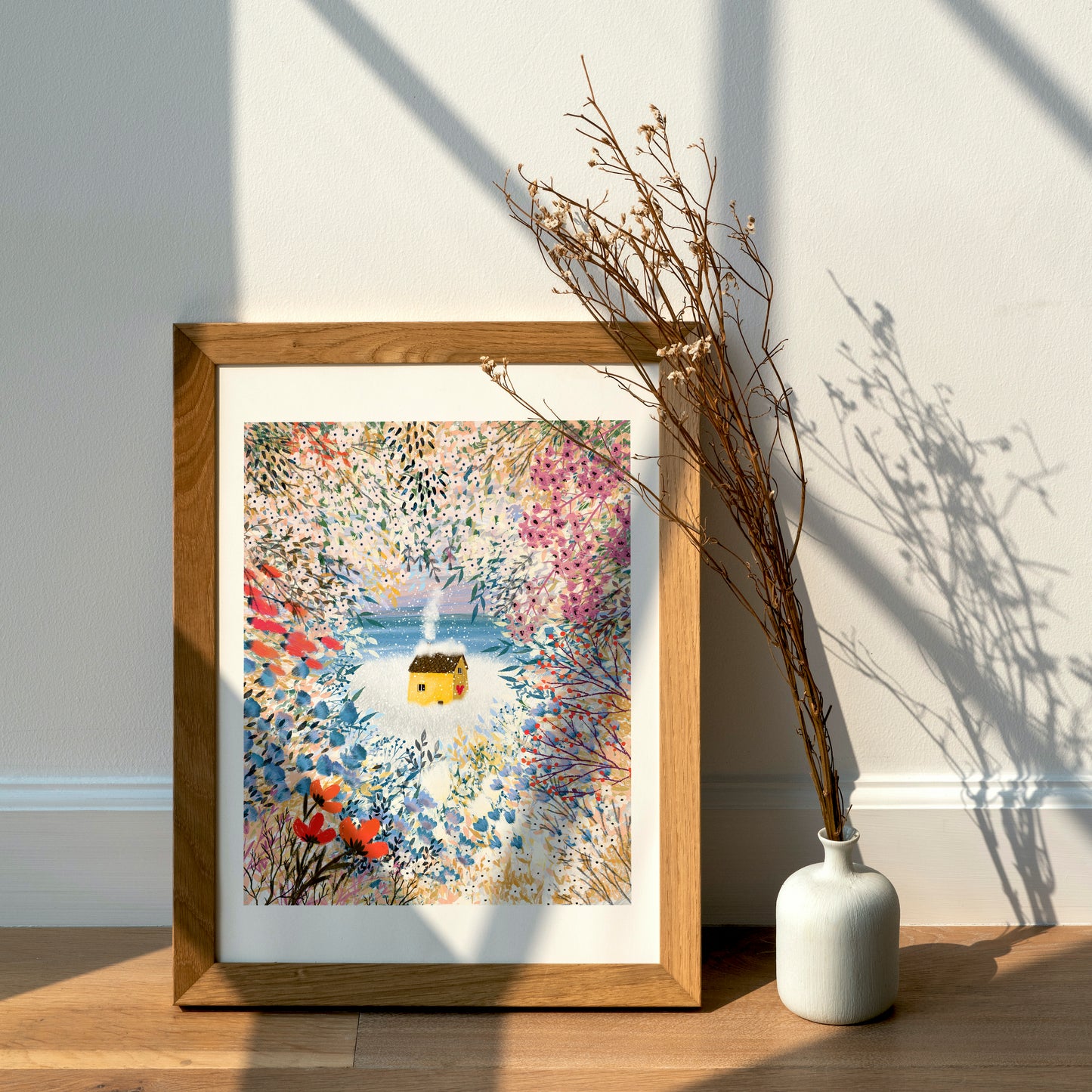 Giclee Fine Art Print "Winter in my Garden"