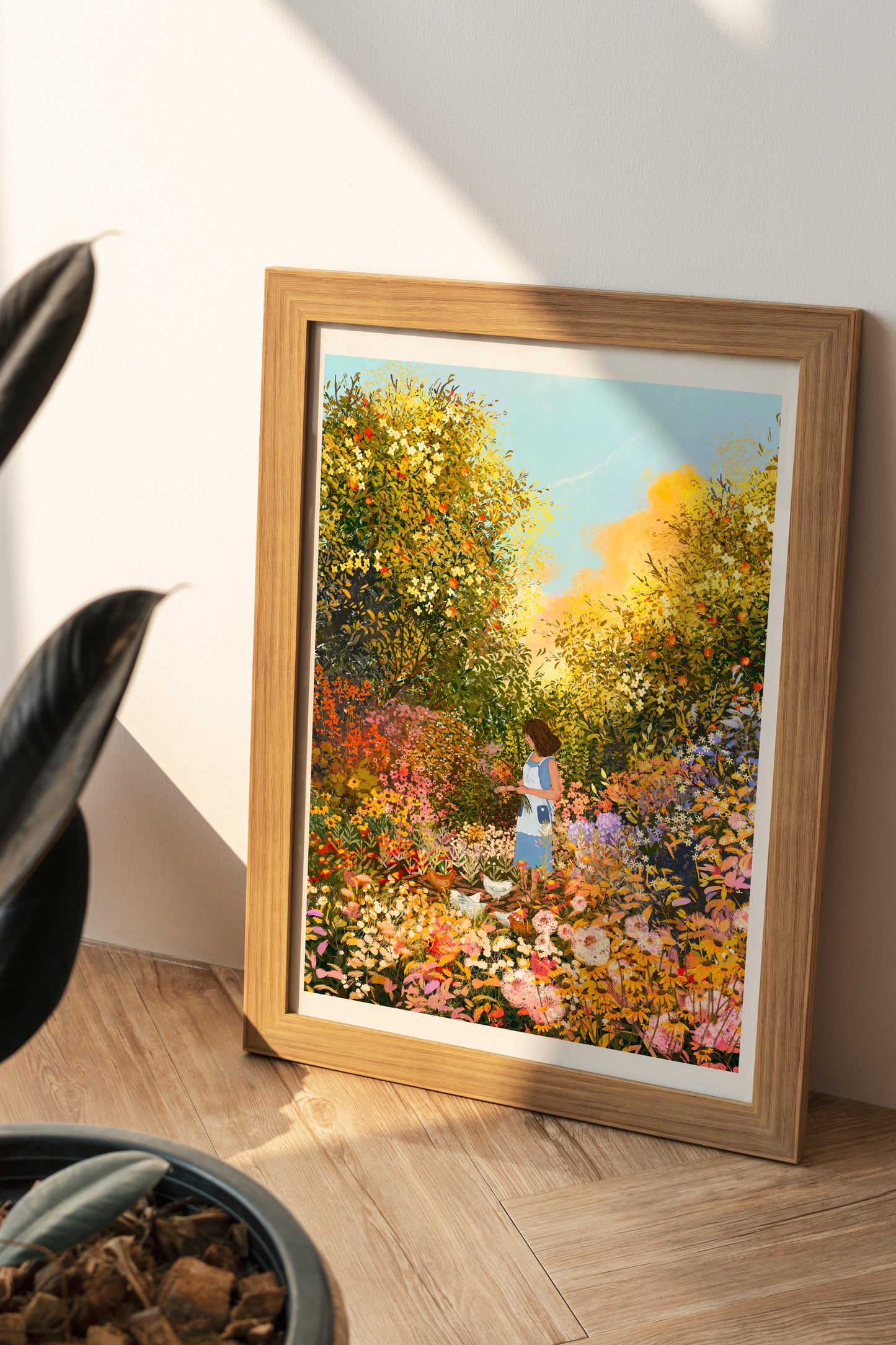 Giclee Fine Art Print "Countryside Garden"