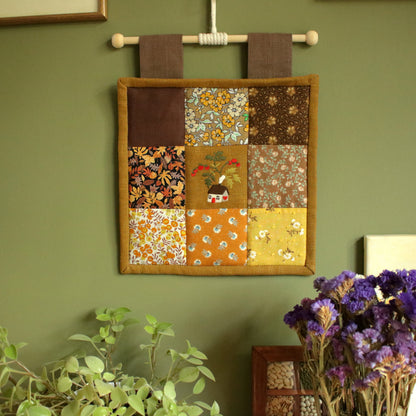 Patchwork Wall Hanging "Autumn Leaves"