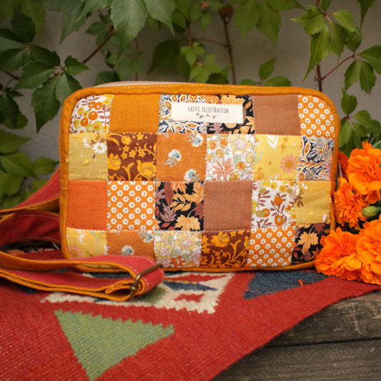 Patchwork Bum Bag "Golden Fields"