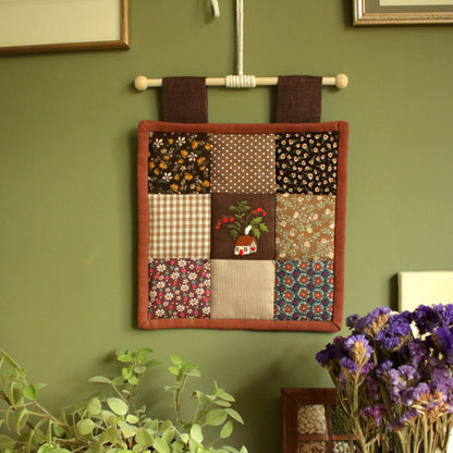 Patchwork Wall Hanging "Elderberry"
