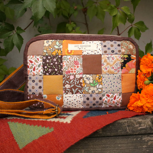 Patchwork Bum Bag "Wild Chestnut"