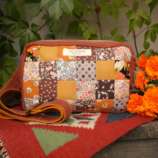 Patchwork Bum bag "Fallen Leaves"