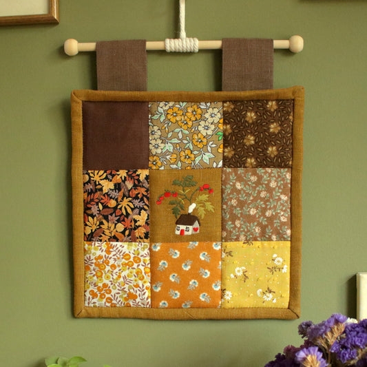 Patchwork Wall Hanging "Autumn Leaves"