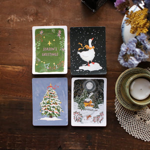 Sticker set "4 Days Until Christmas"