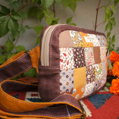 Patchwork Bum Bag "Wild Chestnut"