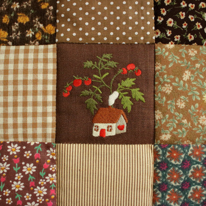 Patchwork Wall Hanging "Elderberry"