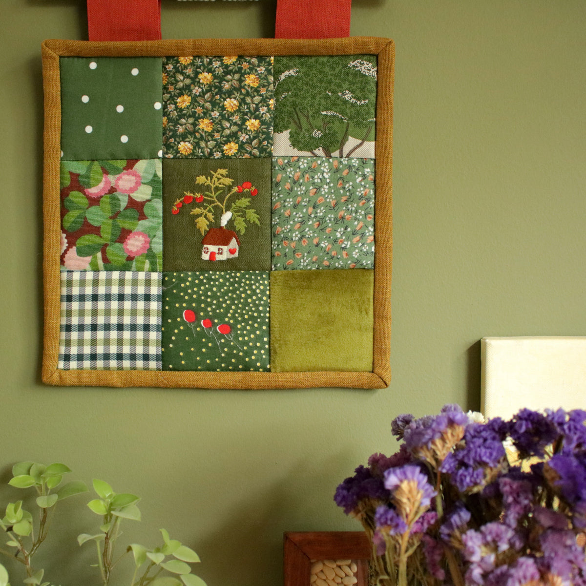 Patchwork Wall Hanging "Oak Tree"