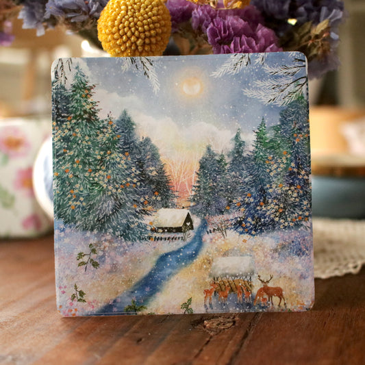 Metallic sticker "December Moon"