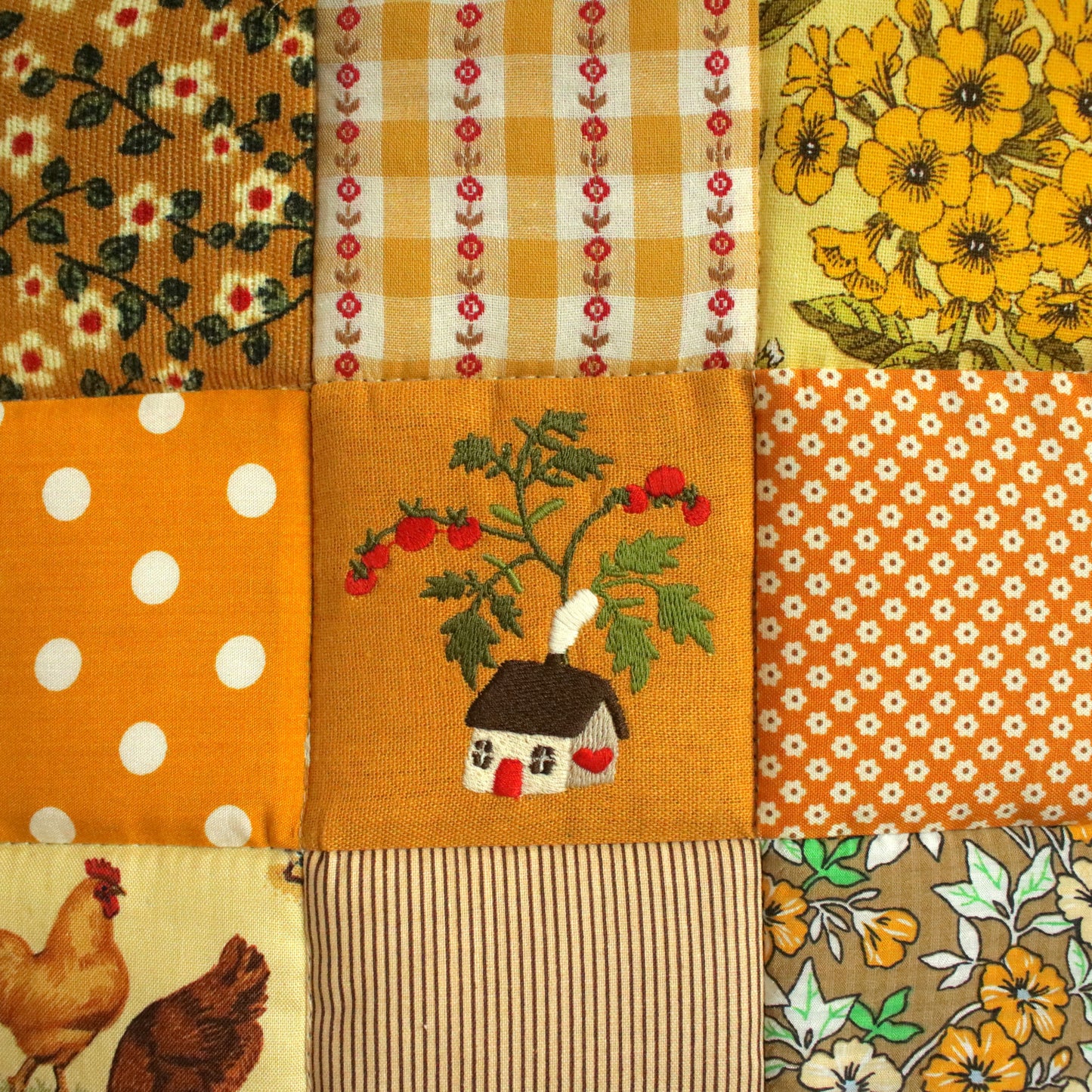Patchwork Wall Hanging "Linden"