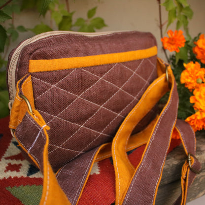 Patchwork Bum Bag "Wild Chestnut"