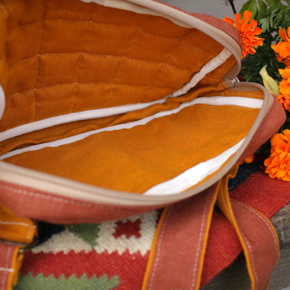 Patchwork Bum bag "Fallen Leaves"