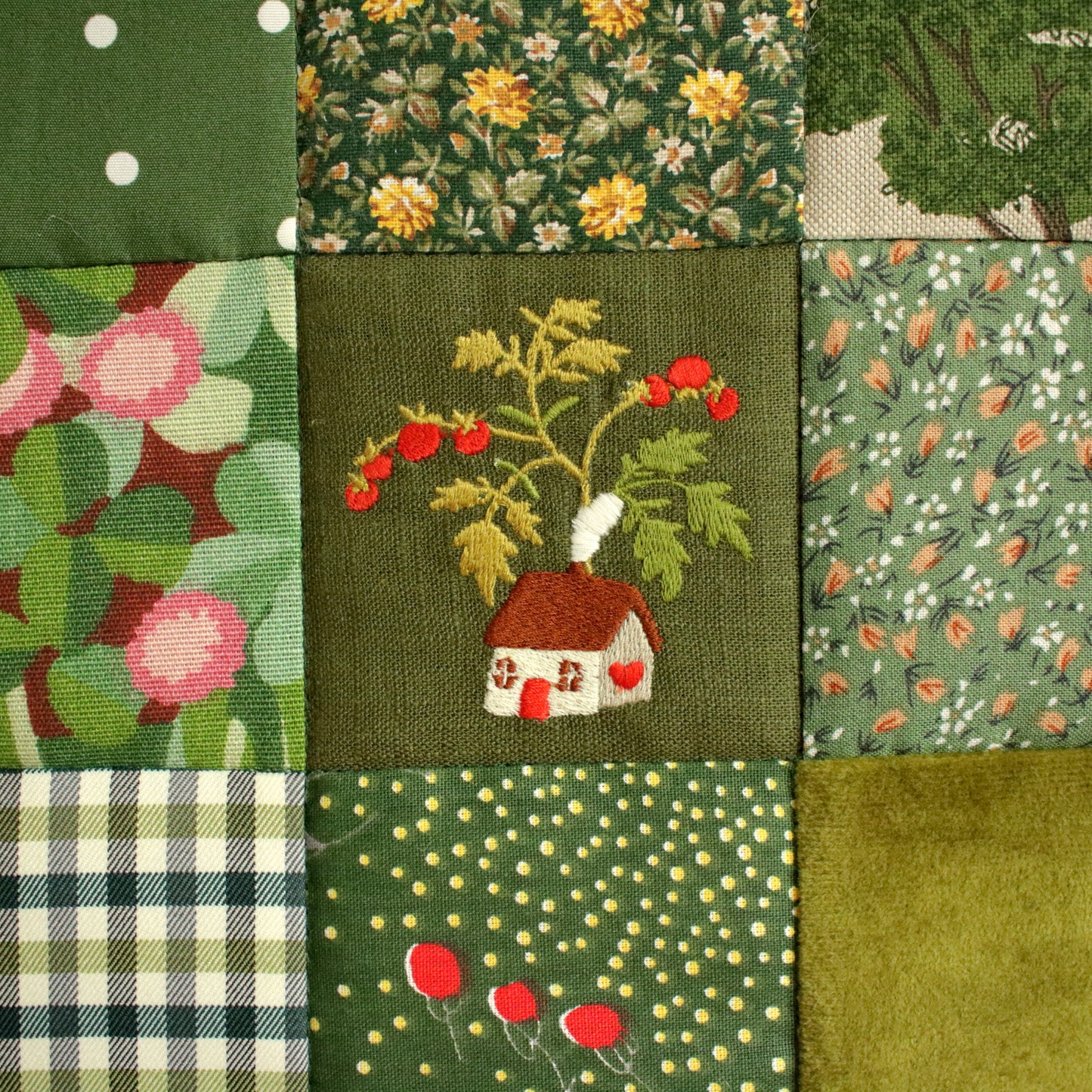 Patchwork Wall Hanging "Oak Tree"