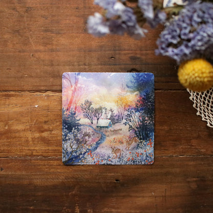 Metallic sticker "Magical Forest"