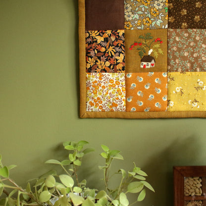 Patchwork Wall Hanging "Autumn Leaves"