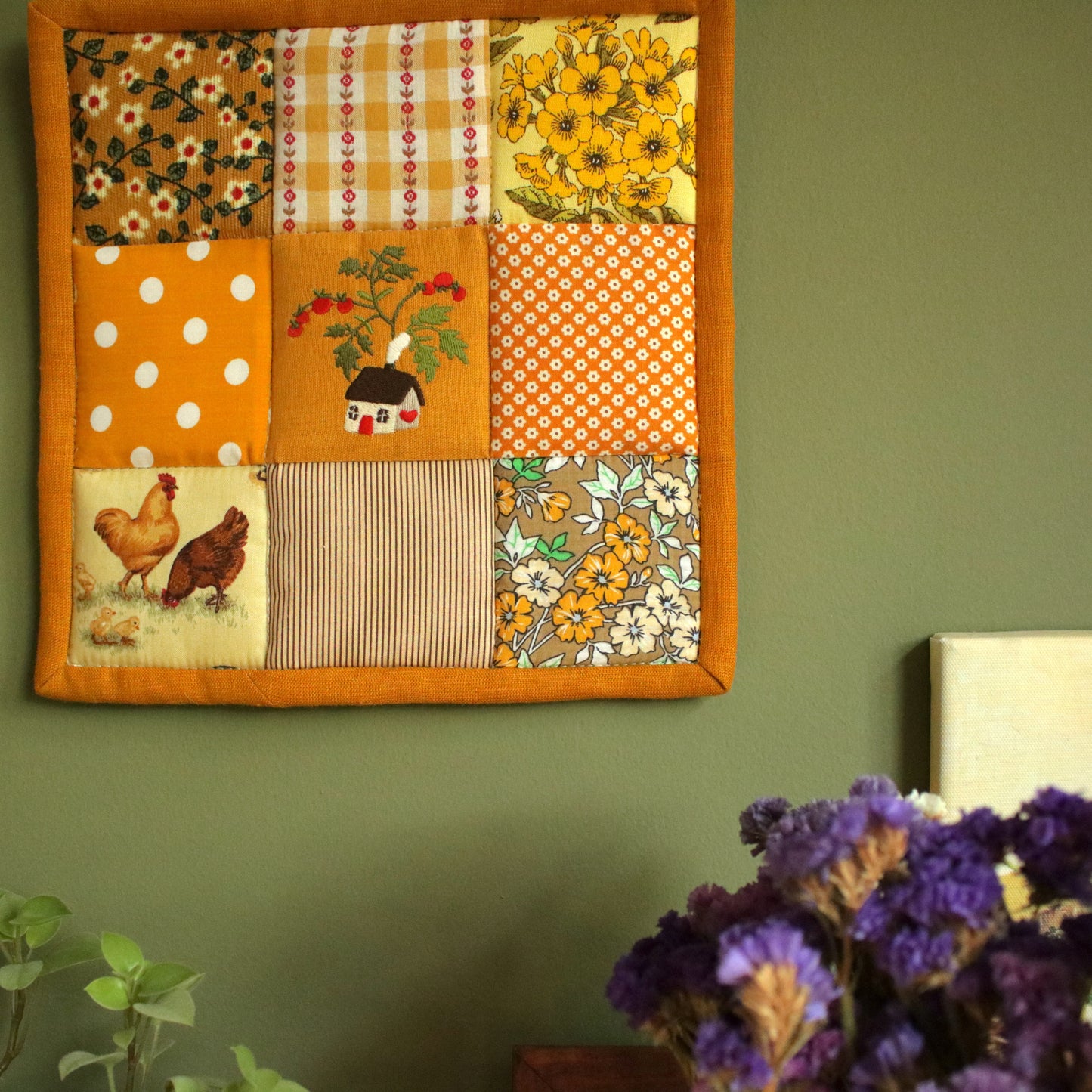 Patchwork Wall Hanging "Linden"