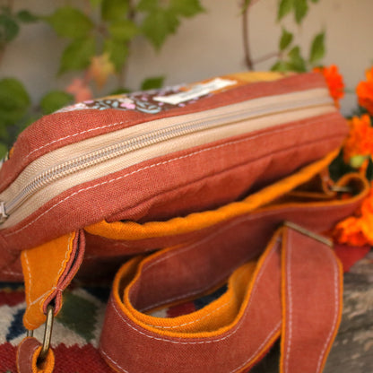 Patchwork Bum bag "Fallen Leaves"