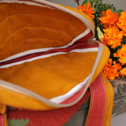 Patchwork Bum Bag "Golden Fields"