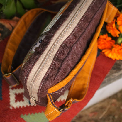 Patchwork Bum Bag "Wild Chestnut"