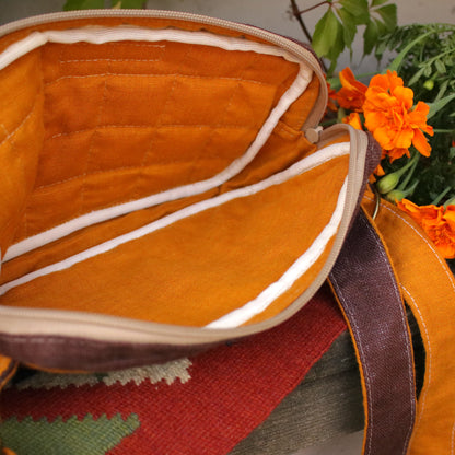 Patchwork Bum Bag "Wild Chestnut"