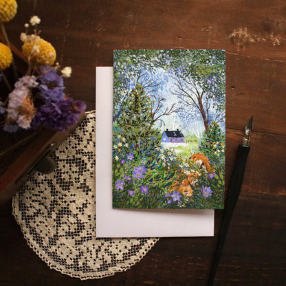 Greeting Card set of 3 "Spring in the Countryside"
