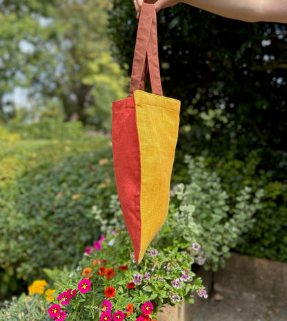 Handmade Linen Tote Bag