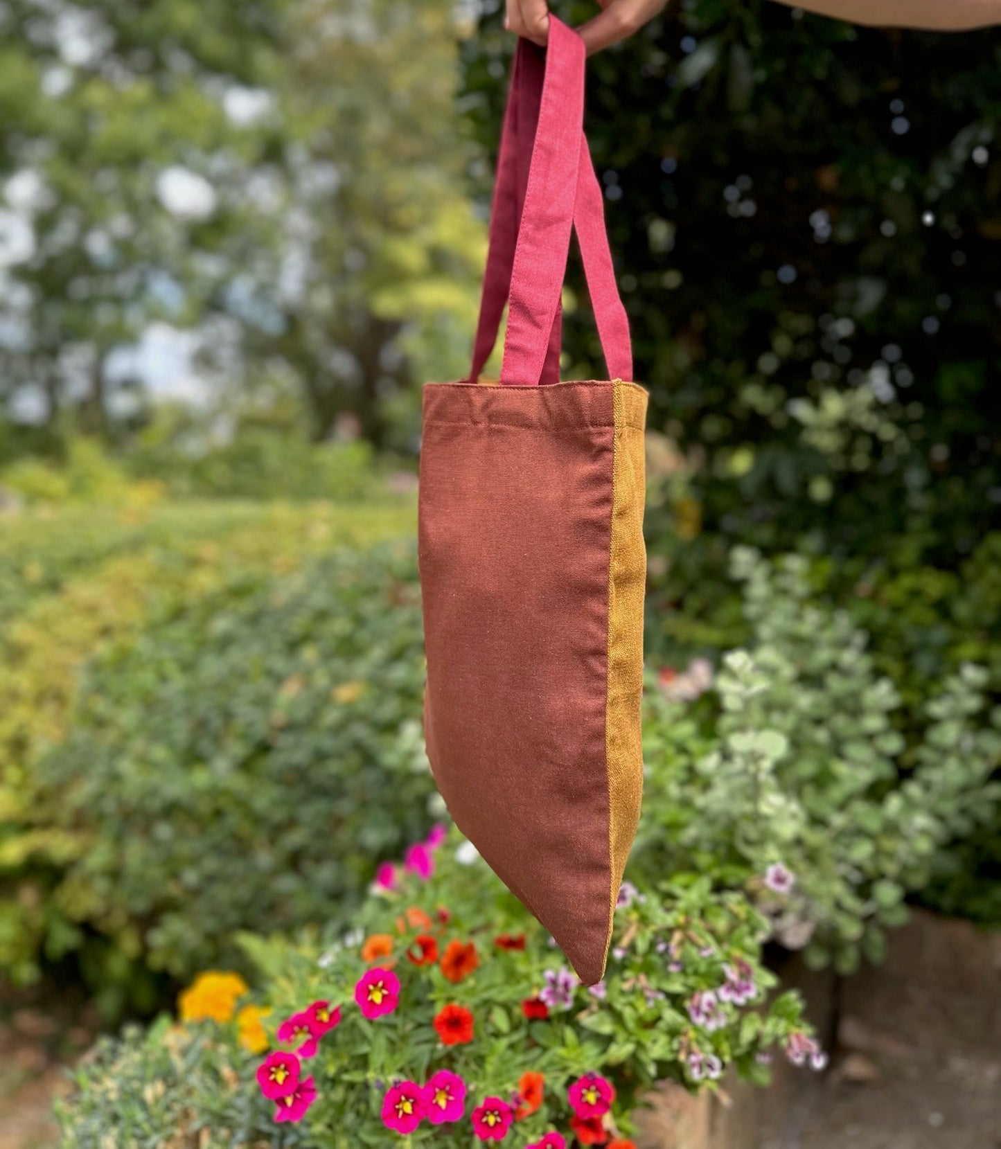 Handmade Linen Tote Bag