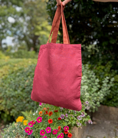 Handmade Linen Tote Bag