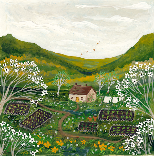 Giclee Fine Art Print "Spring Allotment"