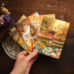 Greeting Card set of 4 "Autumn Days"
