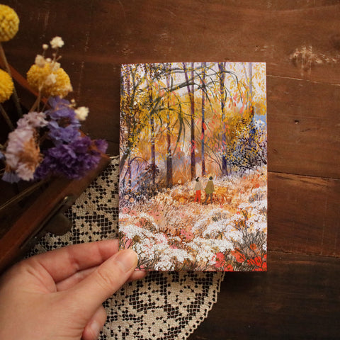Greeting Card "Autumn Walk"