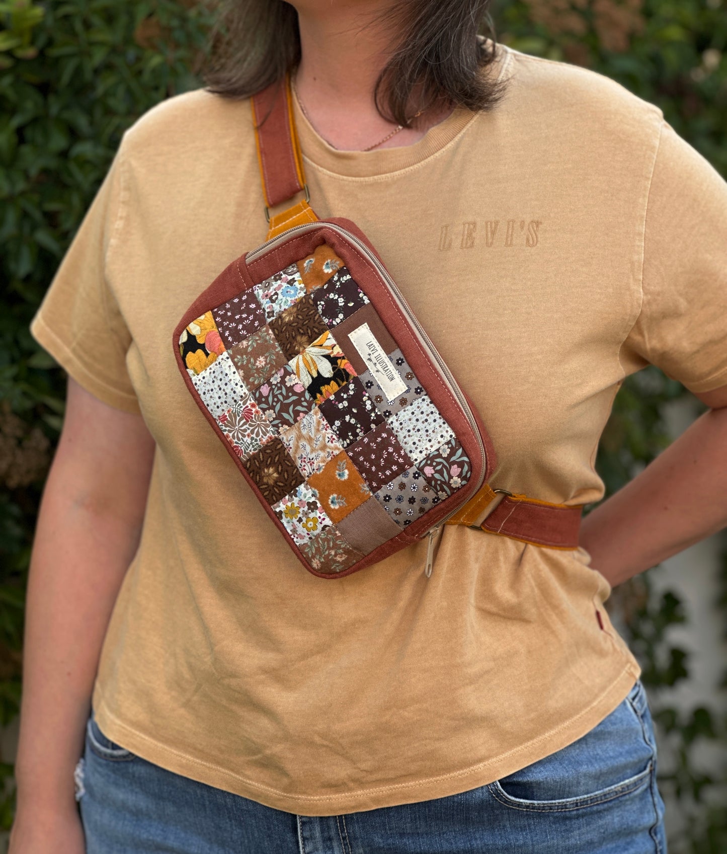 Patchwork Bum Bag "October Hues"