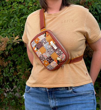 Patchwork Bum bag "Fallen Leaves"