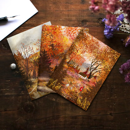 Greeting Cards set of 3 "Geese, Chickens and Sheep"