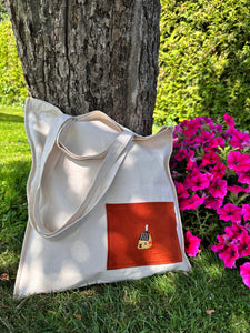 Essential Cotton Tote Bag with a Pocket no. 4