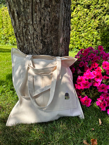Essential Cotton Tote Bag with a Pocket no. 7