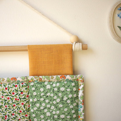 Patchwork Wall Hanging "Springtime Garden"
