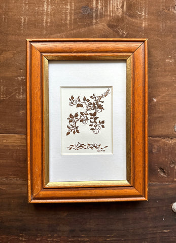Original Ink Drawing "Autumn Bouquet no. 9"